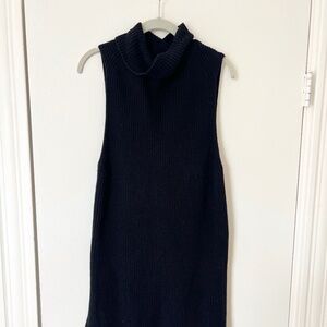 Pendleton black sweater dress mid length